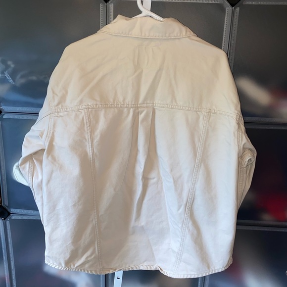 Levi’s Shacket -Denim Shirt Jean Jacket in Natural Denim Color Women's M - Picture 5 of 9